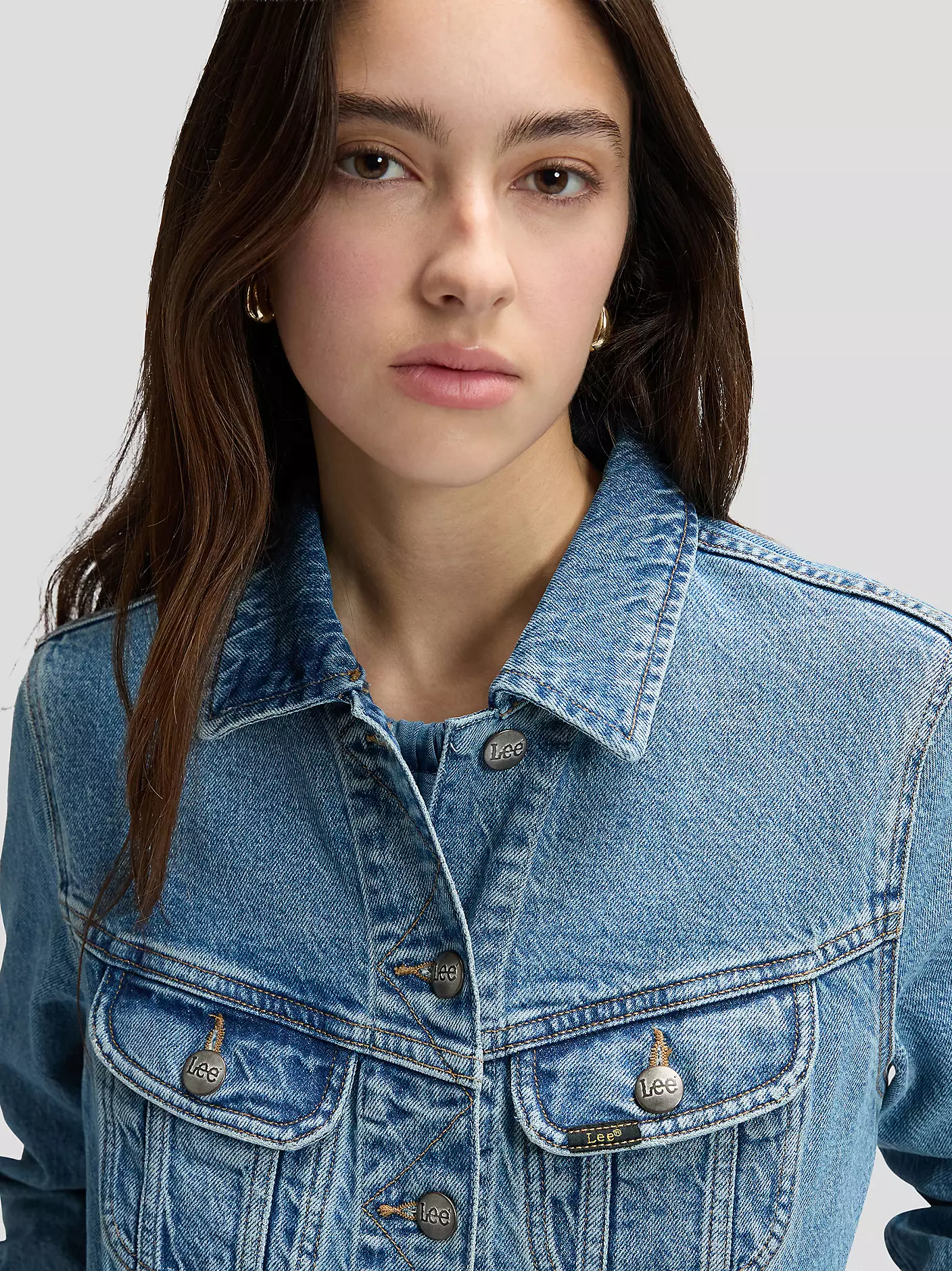 DAMSKIE KURTKA JEANSOWA LEE RIDER JACKET DESERT SUN 112376956
