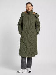 DAMSKIE KURTKA LEE LONG PUFFER OAK MOSS 112370874