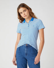 DAMSKIE POLO WRANGLER POLO STRONG BLUE 112132078
