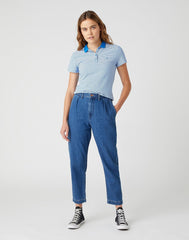 DAMSKIE POLO WRANGLER POLO STRONG BLUE 112132078