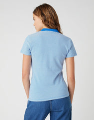 DAMSKIE POLO WRANGLER POLO STRONG BLUE 112132078