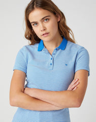 DAMSKIE POLO WRANGLER POLO STRONG BLUE 112132078