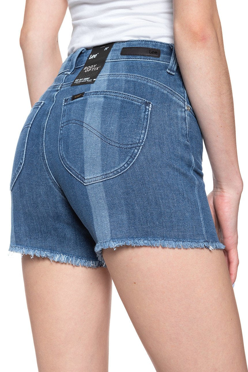 DAMSKIE SPODENKI LEE CUT OFF SHORT BODY OPTIX L37RQYYV 112108127