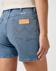 Damskie Szorty Jeansowe Wrangler Cowboy Short 5 Inch Broken In 112362838