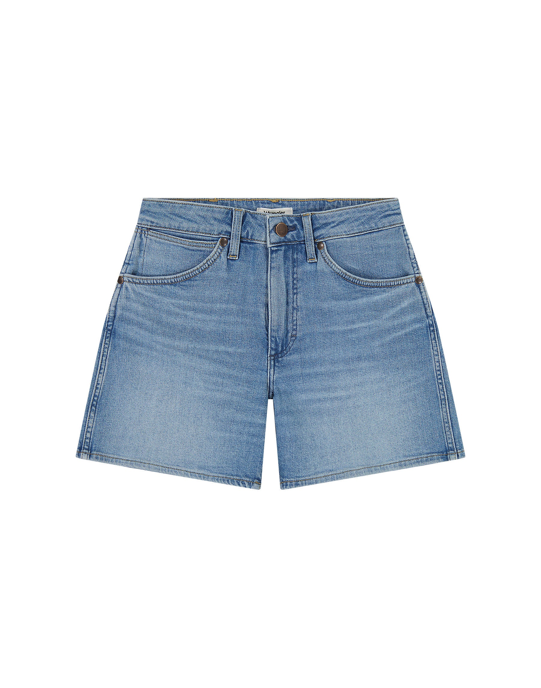 Damskie Szorty Jeansowe Wrangler Cowboy Short 5 Inch Broken In 112362838