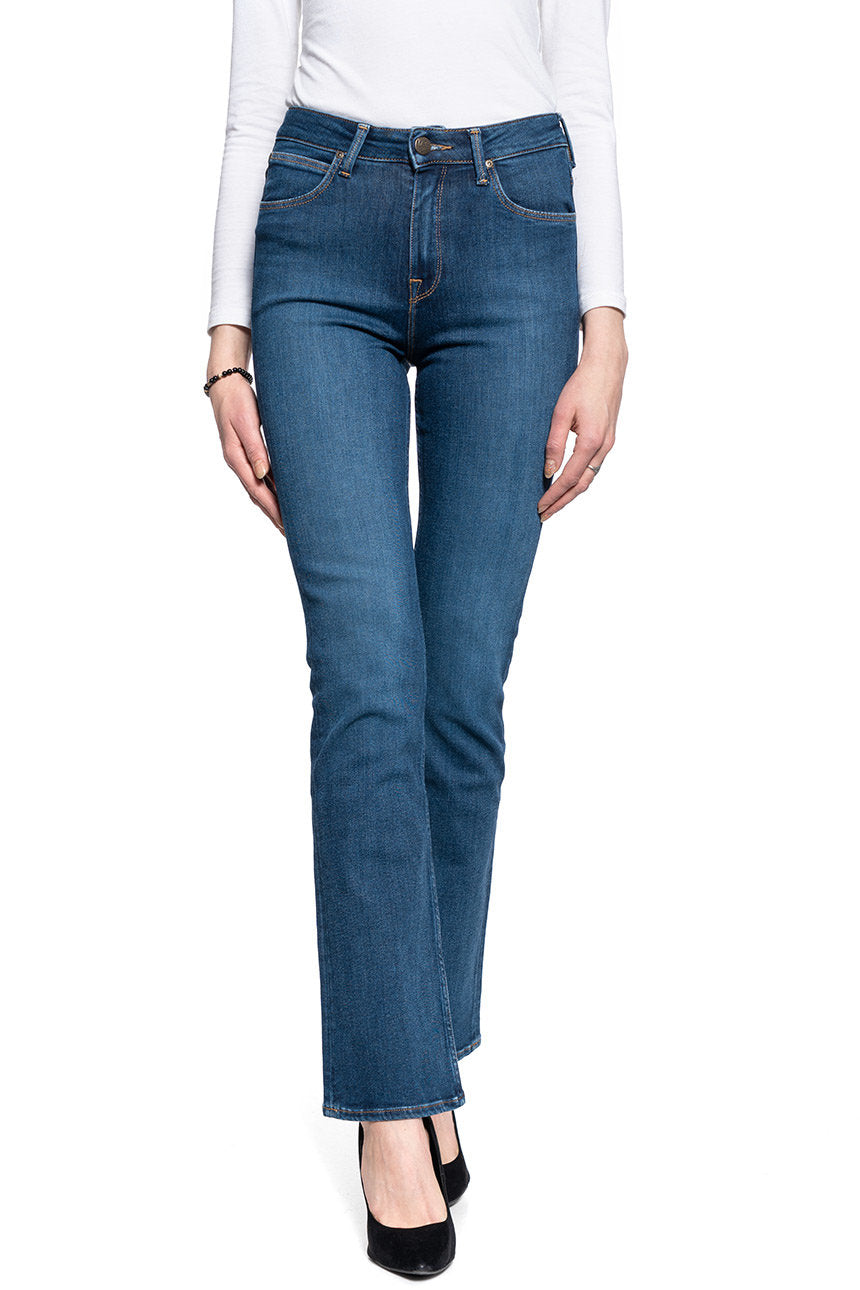 DAMSKIE SPODNIE JEANSOWE LEE BREESE BOOT DARK BRISTOL L31TNCXU 112107294