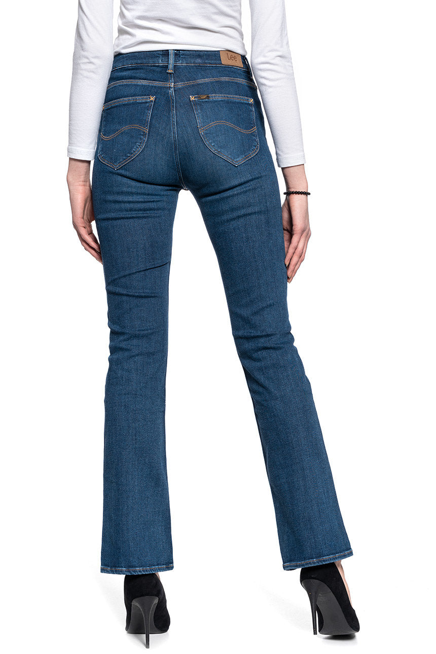 DAMSKIE SPODNIE JEANSOWE LEE BREESE BOOT DARK BRISTOL L31TNCXU 112107294
