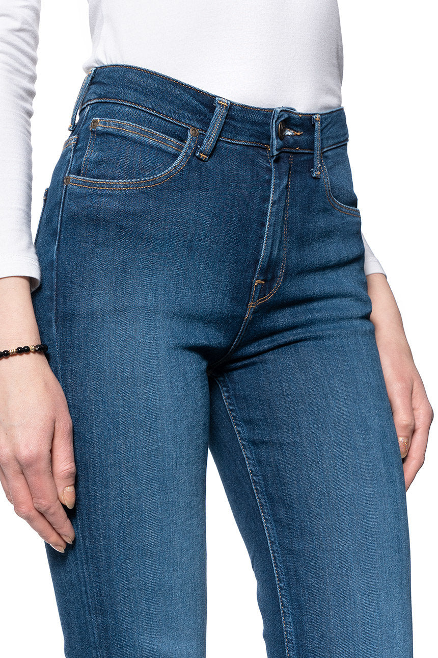 DAMSKIE SPODNIE JEANSOWE LEE BREESE BOOT DARK BRISTOL L31TNCXU 112107294