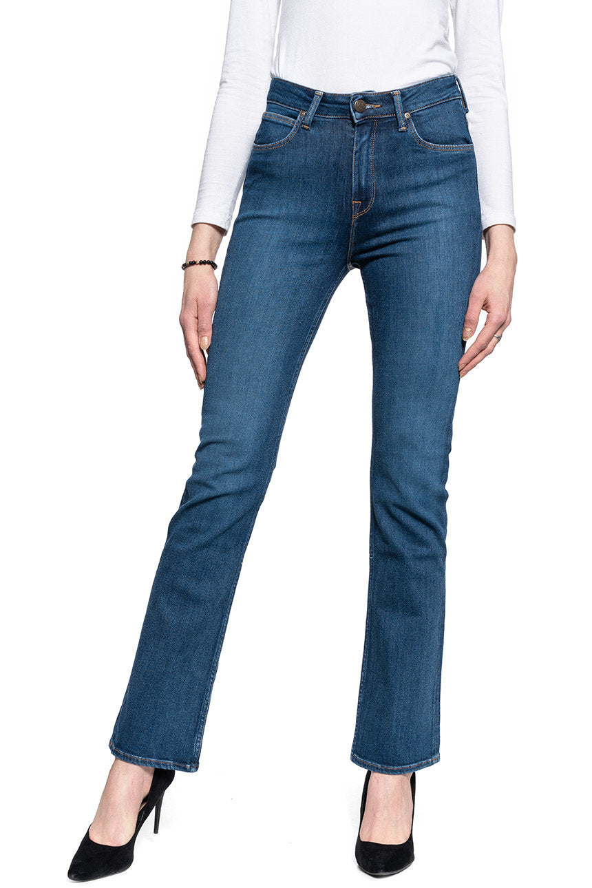 DAMSKIE SPODNIE JEANSOWE LEE BREESE BOOT DARK BRISTOL L31TNCXU 112107294