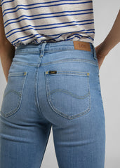 Damskie Spodnie Jeansowe Lee Breese Boot Light Lou L31TQDXJ 112107300
