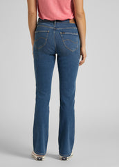 DAMSKIE SPODNIE JEANSOWE LEE BREESE BOOT MID WORN MARTHA L31TQDTO 112107297
