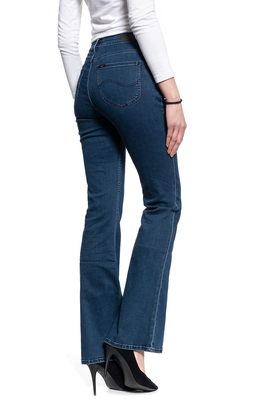 DAMSKIE SPODNIE JEANSOWE LEE BREESE DARK JONI L32YPHWV 112107749