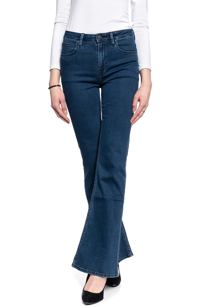 DAMSKIE SPODNIE JEANSOWE LEE BREESE DARK JONI L32YPHWV 112107749