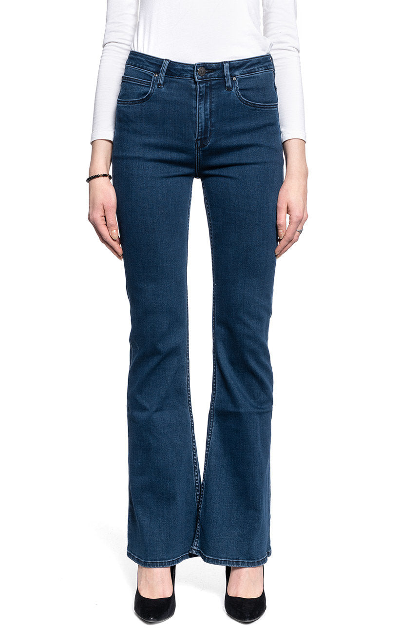 DAMSKIE SPODNIE JEANSOWE LEE BREESE DARK JONI L32YPHWV 112107749