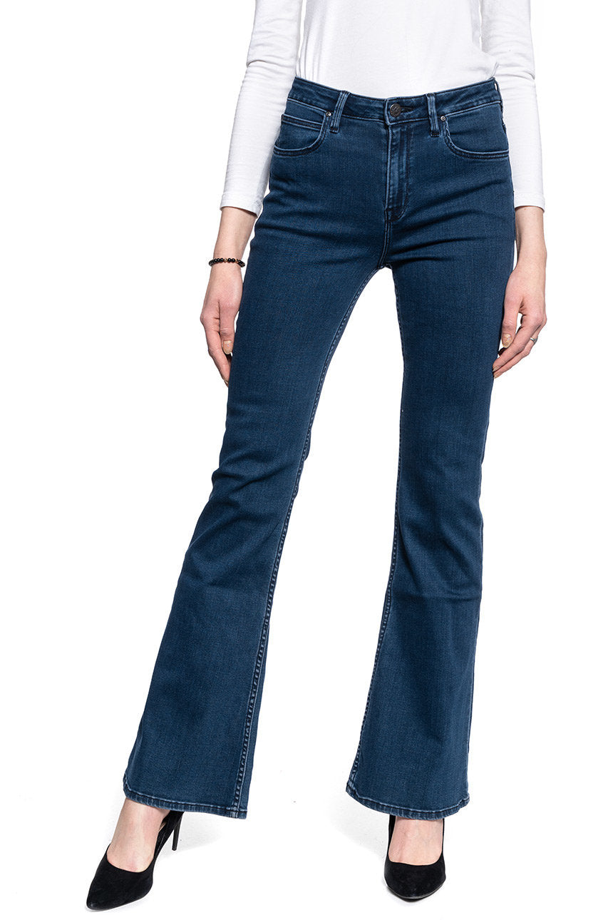 DAMSKIE SPODNIE JEANSOWE LEE BREESE DARK JONI L32YPHWV 112107749