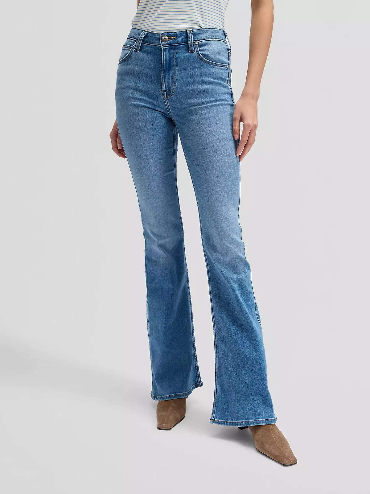 DAMSKIE SPODNIE JEANSOWE LEE BREESE LIGHTER LOAD 112376615
