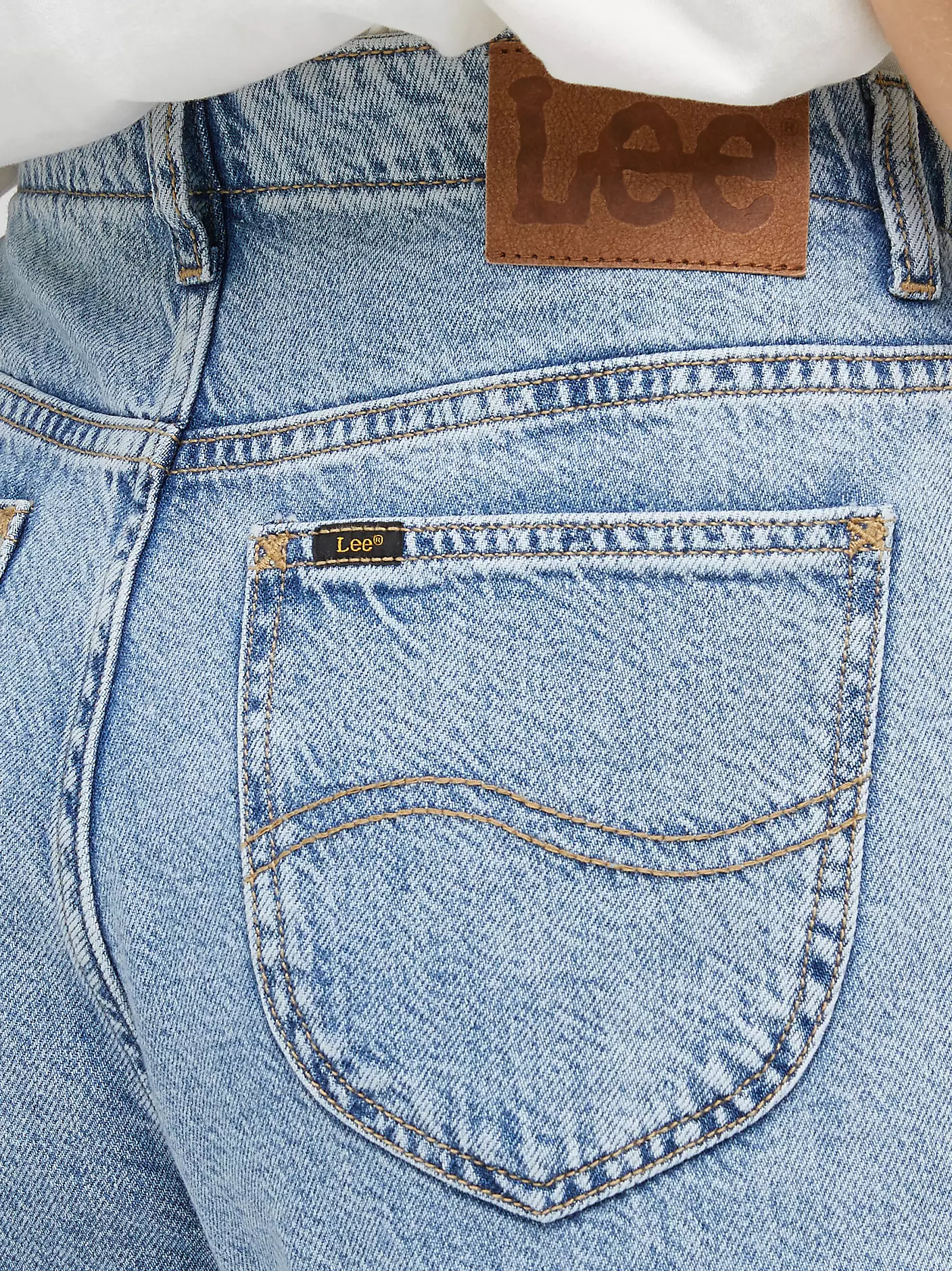 DAMSKIE SPODNIE JEANSOWE LEE ELASTICATED CAROL LIGHT SANCTUARY 112330490