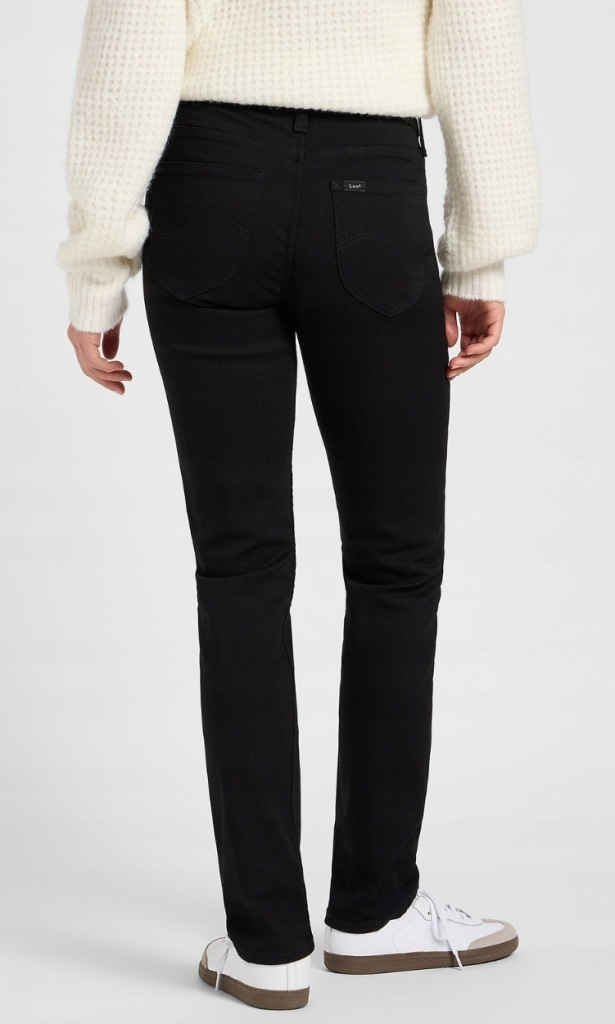 DAMSKIE SPODNIE JEANSOWE LEE ELLY BLACK RINSE 112370927