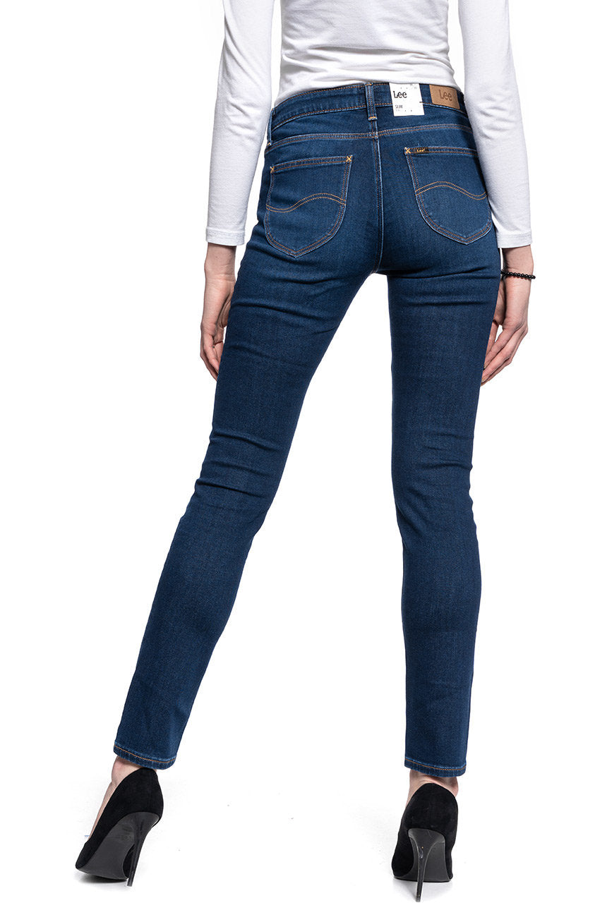 Damskie Spodnie Jeansowe Lee Elly Dark Rook L305NOXE 112106131