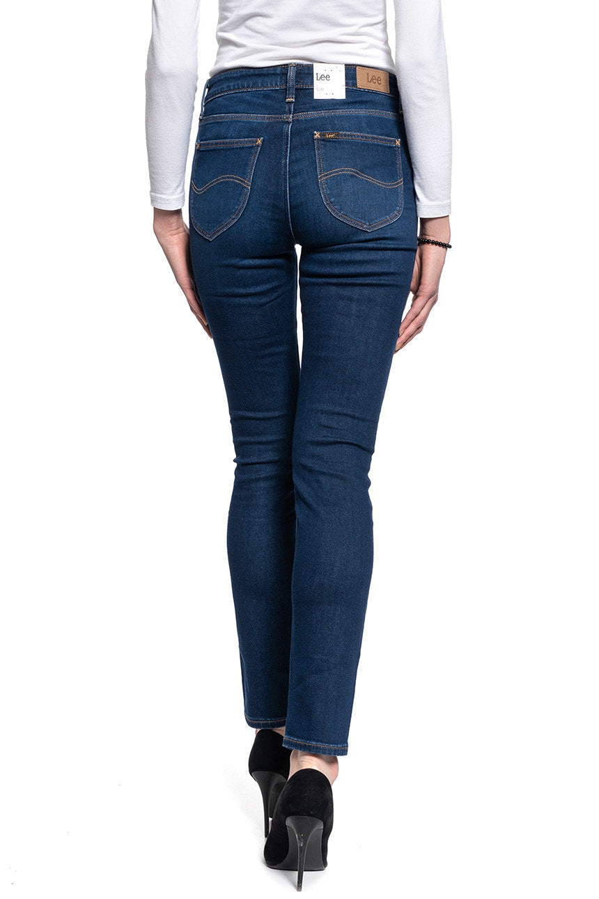 Damskie Spodnie Jeansowe Lee Elly Dark Rook L305NOXE 112106131