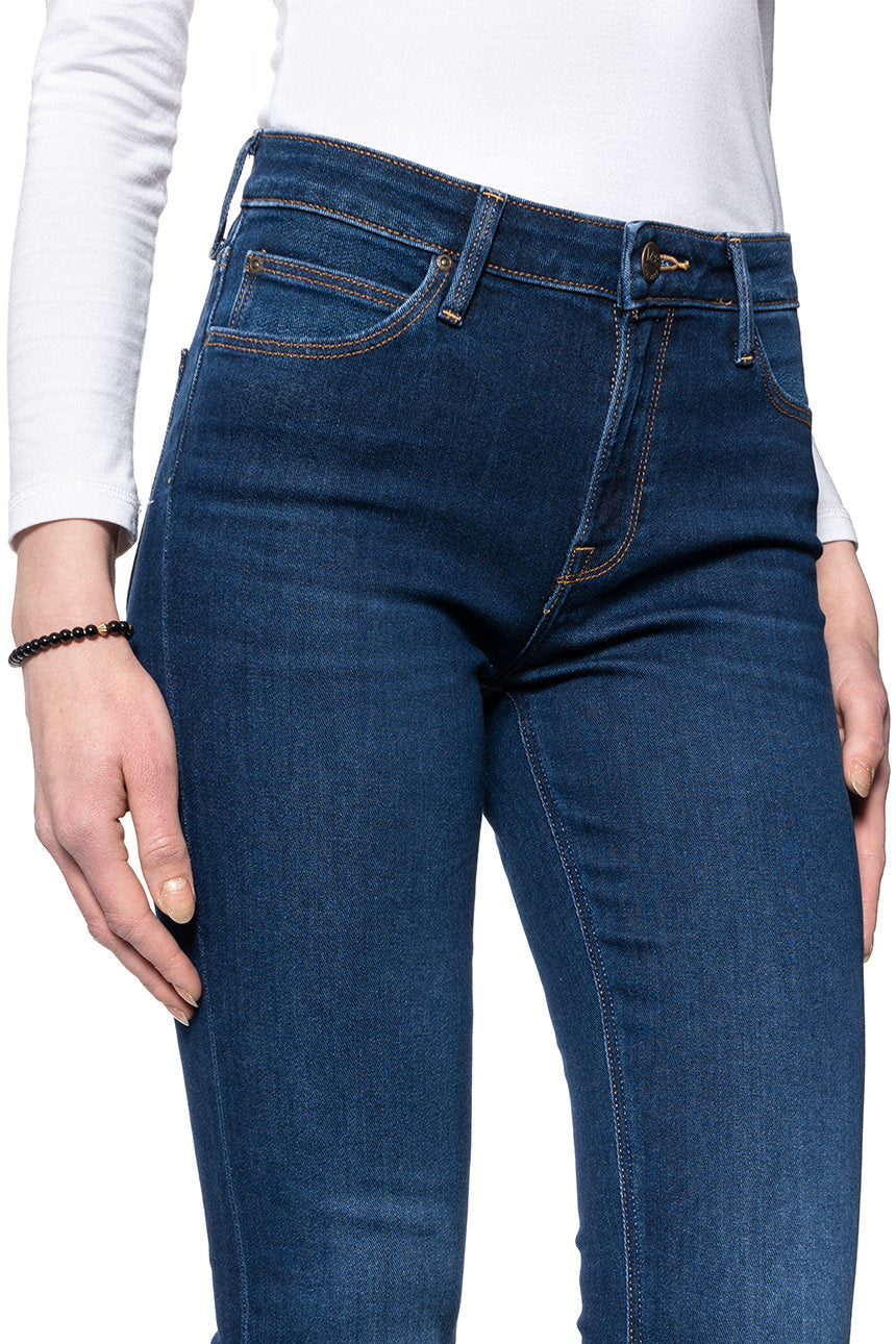 Damskie Spodnie Jeansowe Lee Elly Dark Rook L305NOXE 112106131