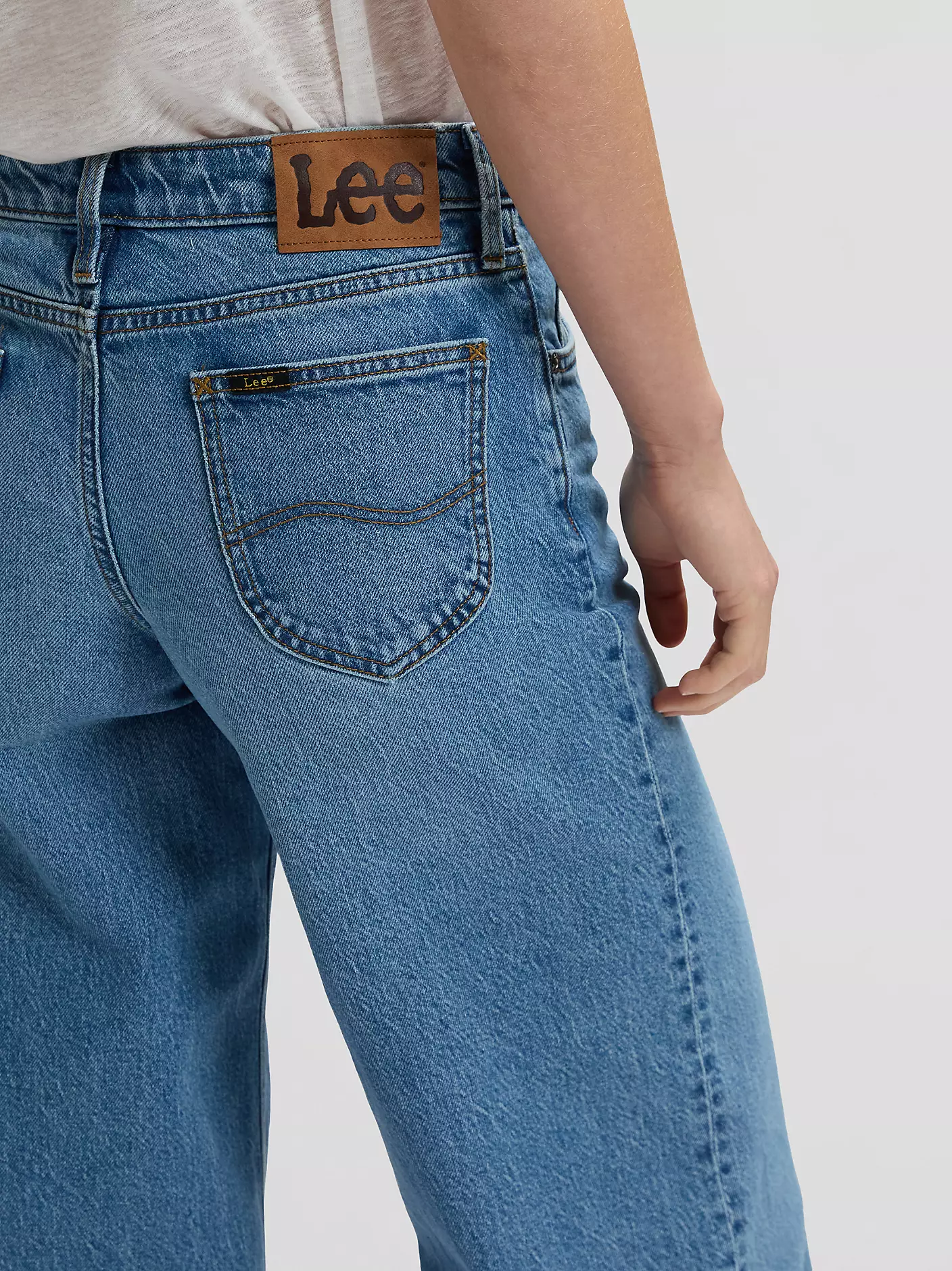 DAMSKIE SPODNIE JEANSOWE LEE HOPE TINTED BLUE 112379307