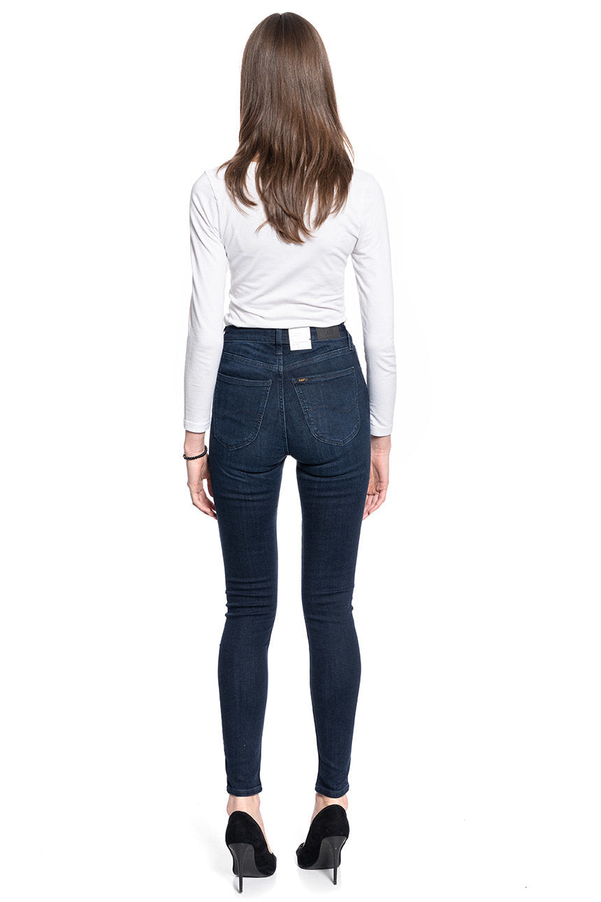 DAMSKIE SPODNIE JEANSOWE LEE Ivy DARK USK L32EKJZP 112107405