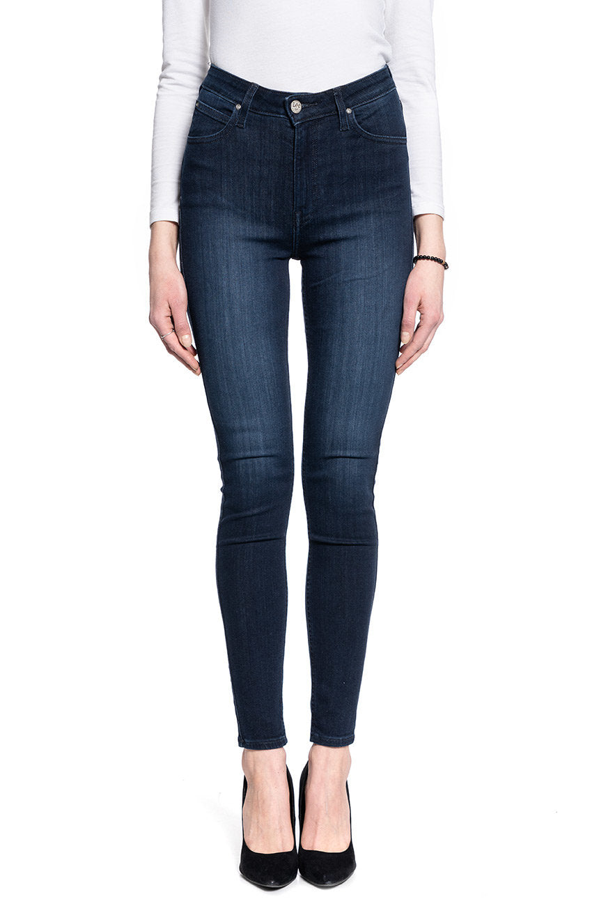 DAMSKIE SPODNIE JEANSOWE LEE Ivy DARK USK L32EKJZP 112107405