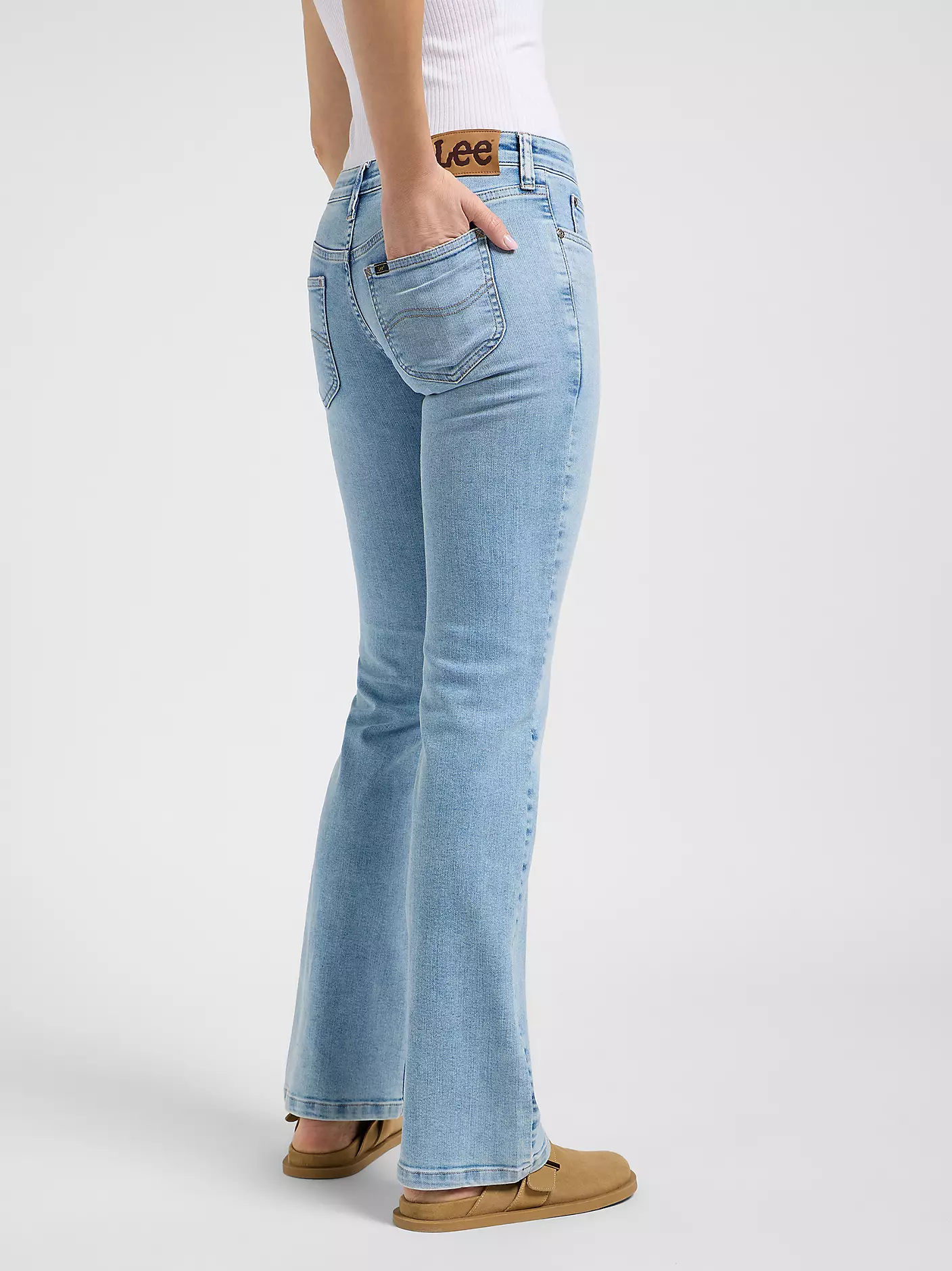 DAMSKIE SPODNIE JEANSOWE LEE JESSICA LIGHT AZUL 112363555