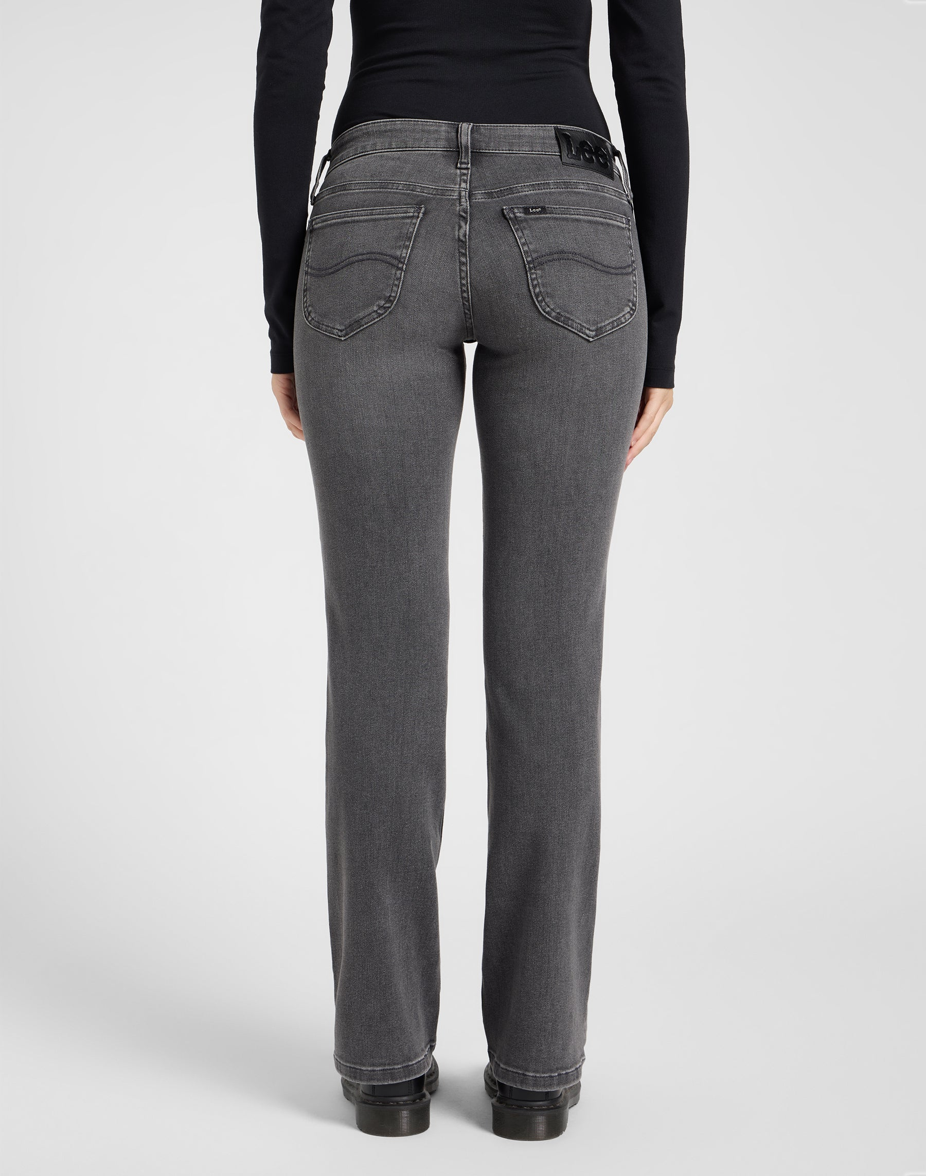 DAMSKIE SPODNIE JEANSOWE LEE JESSICA SHARK GREY 112372651