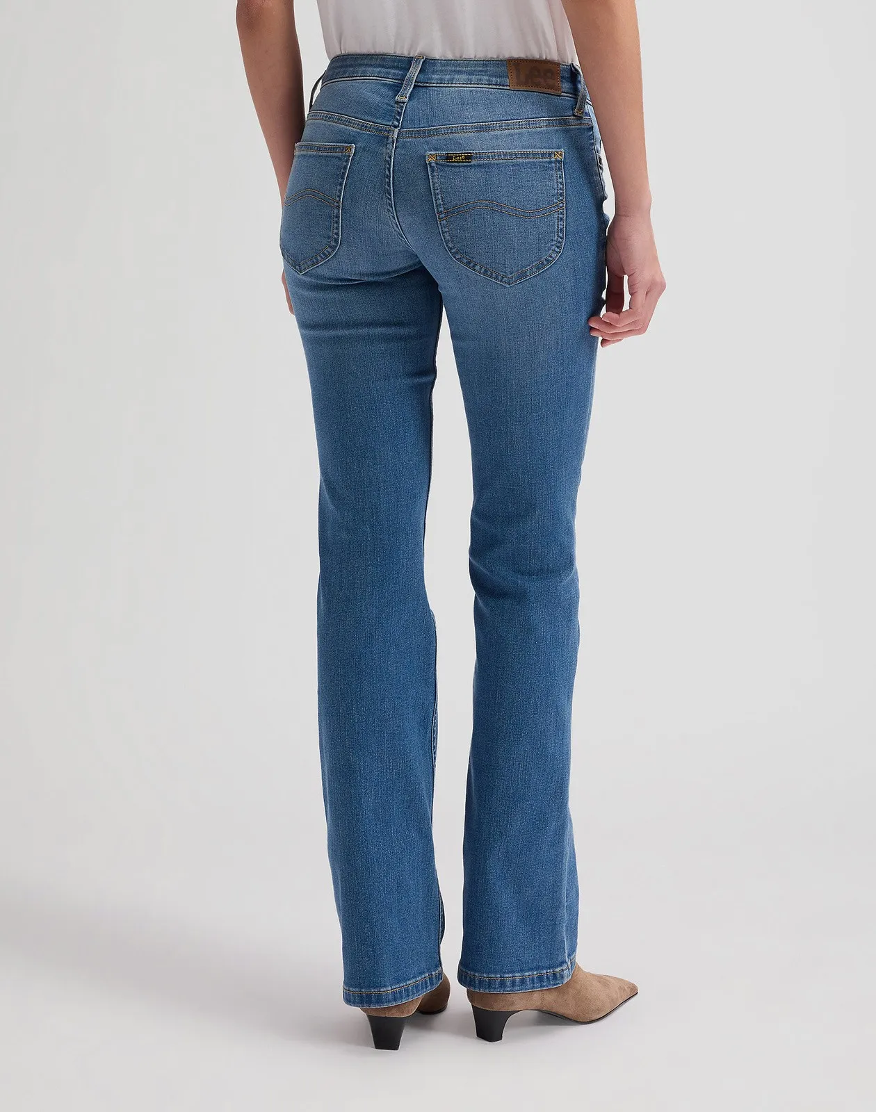 DAMSKIE SPODNIE JEANSOWE LEE JESSICA SUNKISSED BLUE 112376708