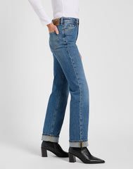 Damskie Spodnie Jeansowe Lee June Rays of Indigo 112371090