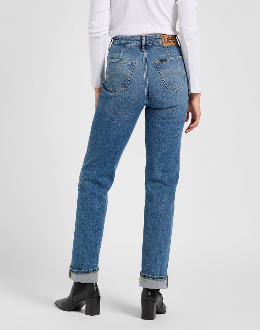 Damskie Spodnie Jeansowe Lee June Rays of Indigo 112371090