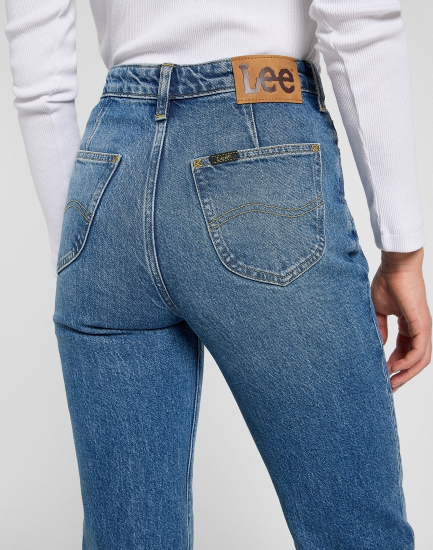 Damskie Spodnie Jeansowe Lee June Rays of Indigo 112371090