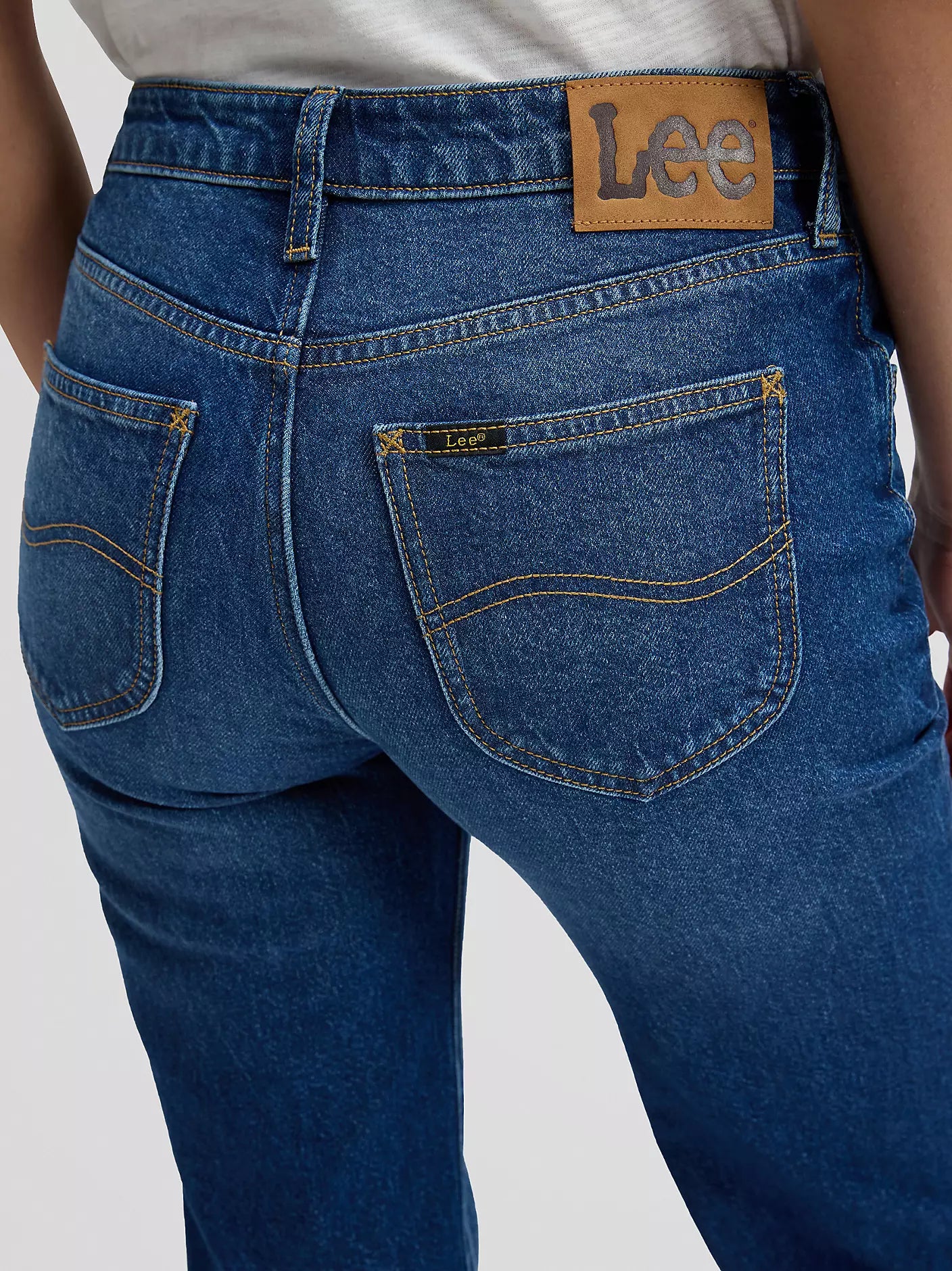 DAMSKIE SPODNIE JEANSOWE LEE LONDON NAVY CAST 112378905