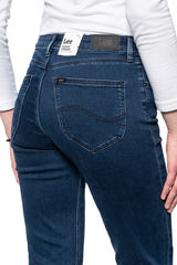 Damskie Spodnie Jeansowe Lee Marion Straight Dark Joni L301PHWV 112105873