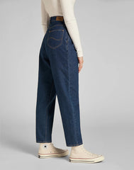 DAMSKIE SPODNIE JEANSOWE LEE PLEATED STELLA TAPER DK STONE BOLTON L30VOMIK 112139819