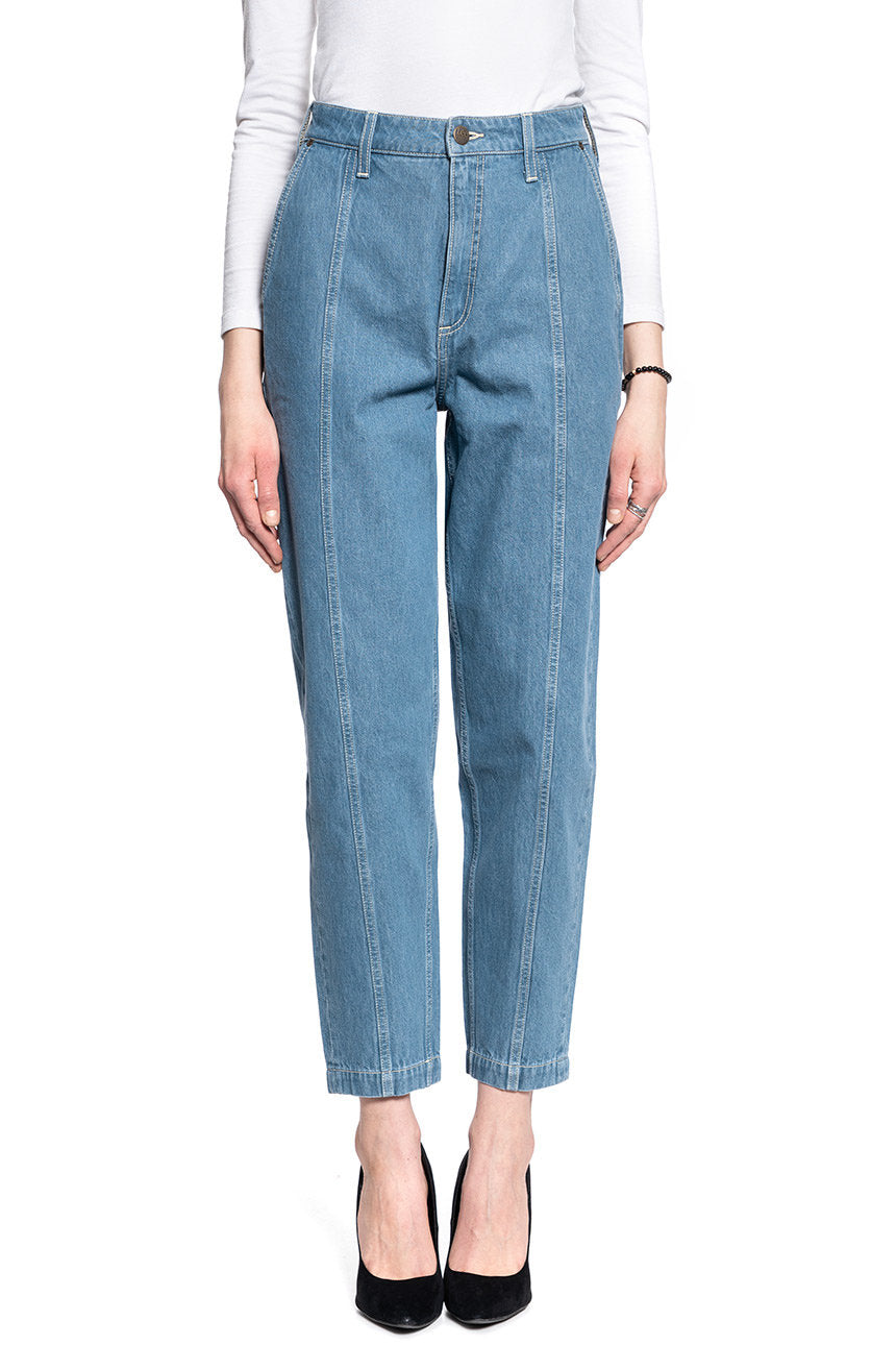 DAMSKIE SPODNIE JEANSOWE LEE Panelled Stella Tape GREY BALA L30QMMOJ 112106579