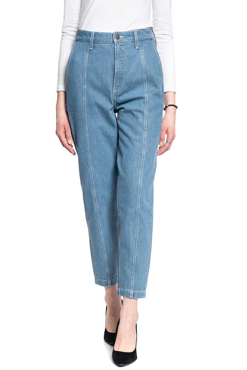 DAMSKIE SPODNIE JEANSOWE LEE Panelled Stella Tape GREY BALA L30QMMOJ 112106579
