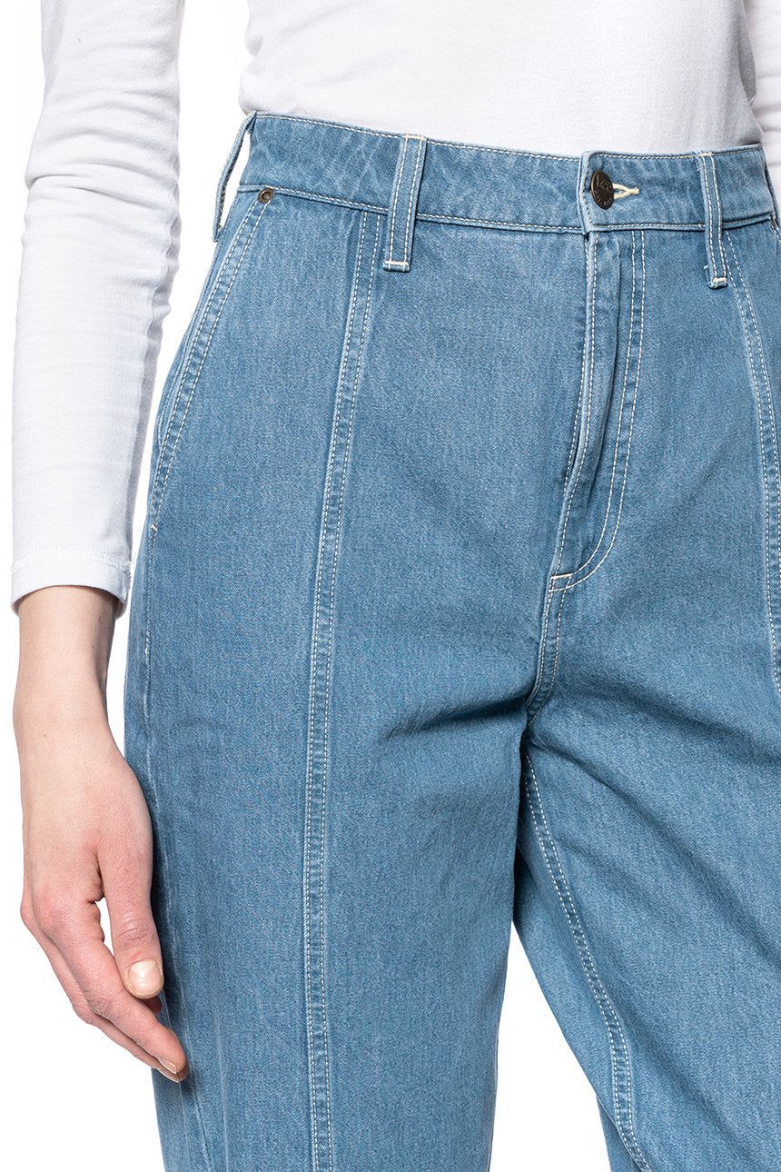 DAMSKIE SPODNIE JEANSOWE LEE Panelled Stella Tape GREY BALA L30QMMOJ 112106579