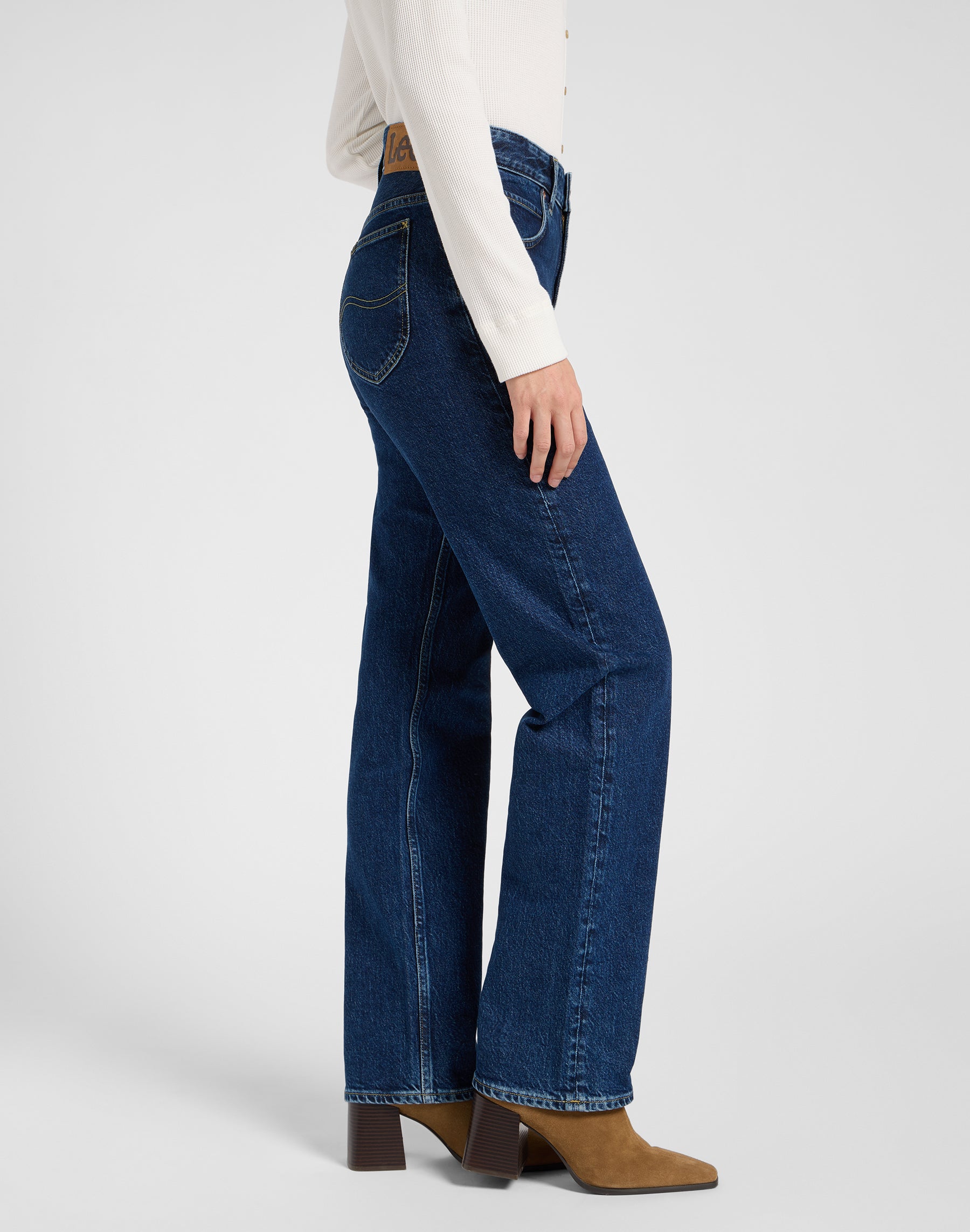 Spodnie Damskie Jeansowe Lee Rider Classic Good Feedback 112370909