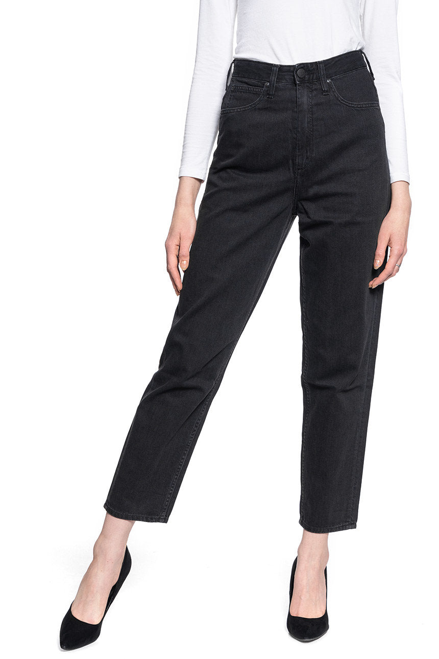 DAMSKIE SPODNIE JEANSOWE LEE STELLA TAPERED BLACK DUNS L31JNECY 112107168