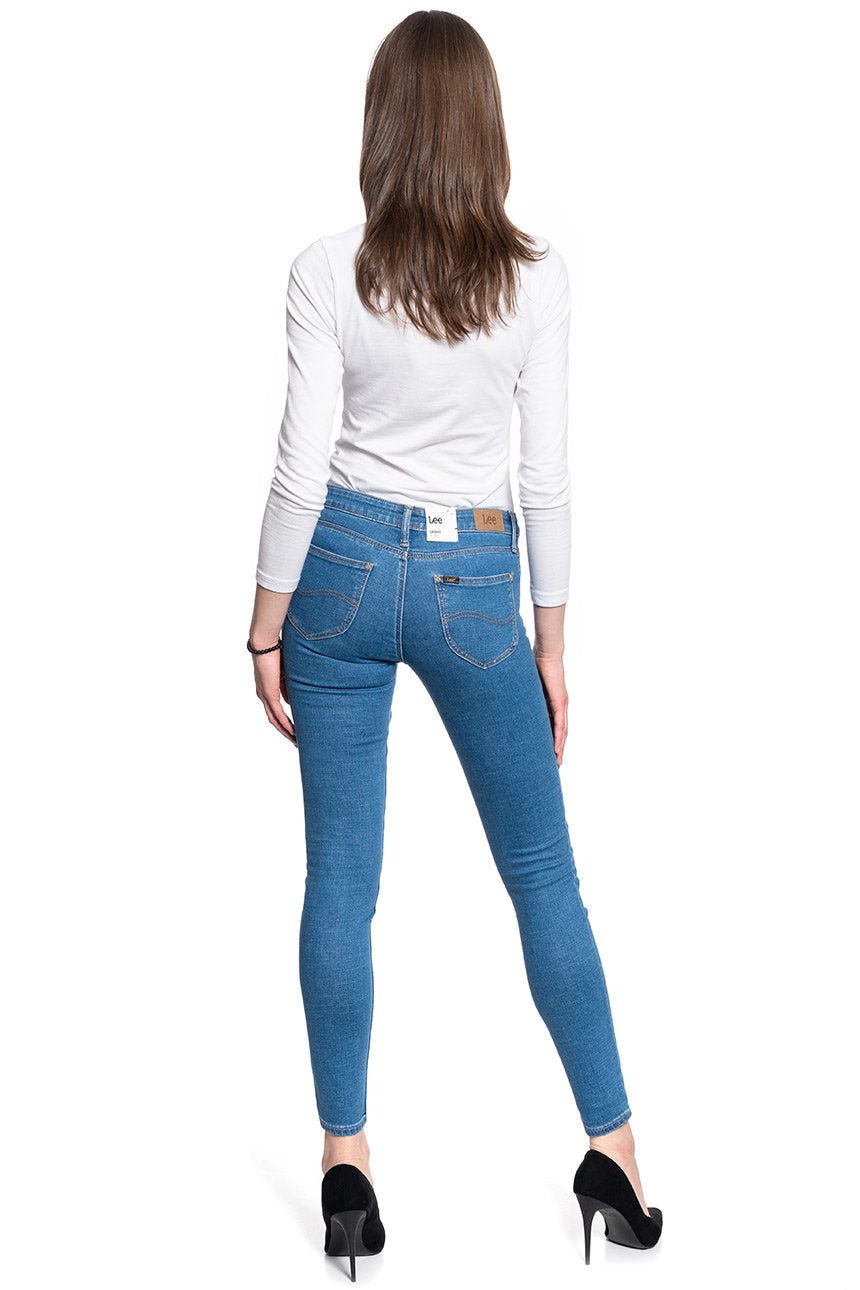 DAMSKIE SPODNIE JEANSOWE LEE Scarlett CLEAN OREGON L526PQXS 112111816
