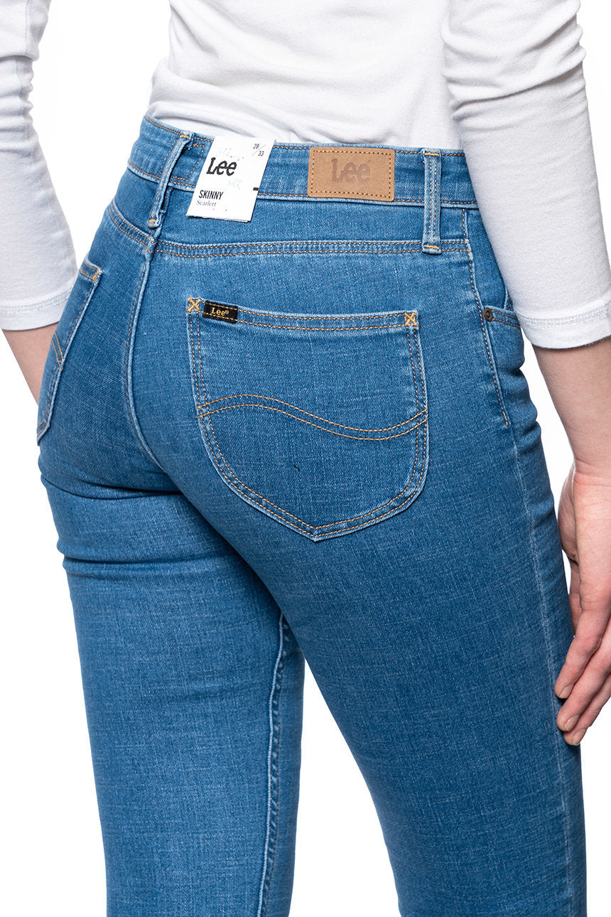 DAMSKIE SPODNIE JEANSOWE LEE Scarlett CLEAN OREGON L526PQXS 112111816