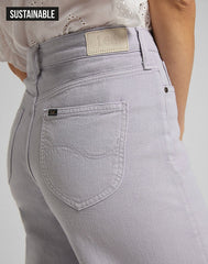 Damskie Spodnie Jeansowe Lee Wide Leg Lilac L30SQHCT 112106671