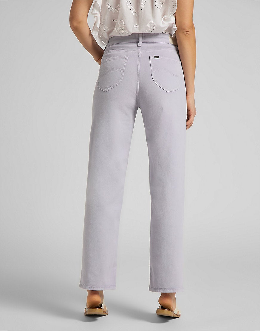 Damskie Spodnie Jeansowe Lee Wide Leg Lilac L30SQHCT 112106671