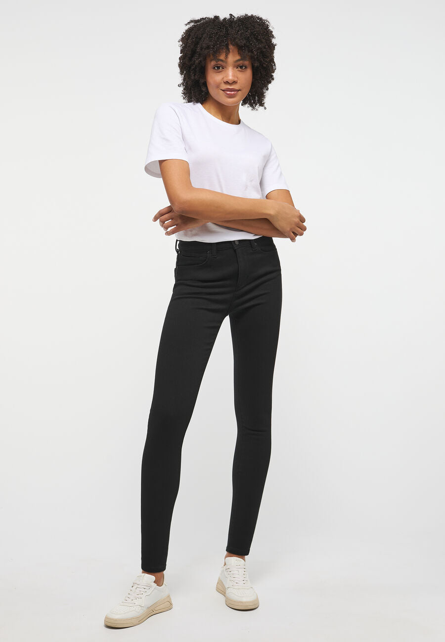 DAMSKIE SPODNIE JEANSOWE MUSTANG GEORGIA SUPER SKINNY DENIM BLACK 1013575 4000 940