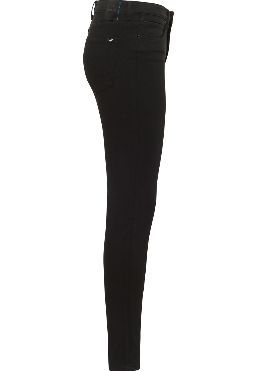 DAMSKIE SPODNIE JEANSOWE MUSTANG GEORGIA SUPER SKINNY DENIM BLACK 1013575 4000 940