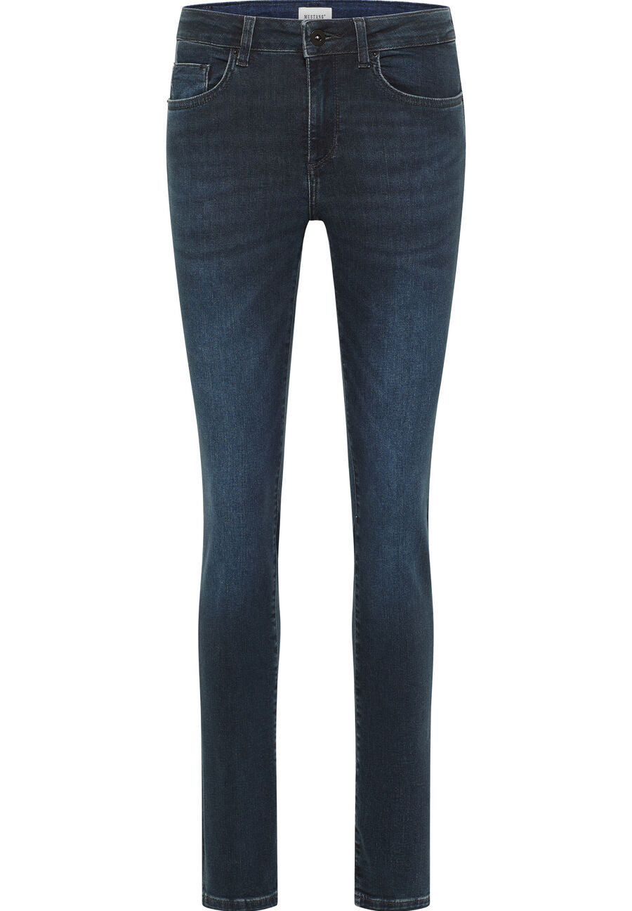 Spodnie Jeansowe Damskie Mustang Shelby Slim Denim Blue 1013582 5000 882