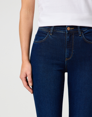 DAMSKIE SPODNIE JEANSOWE WRANGLER HIGH SKINNY CLASSIC INDIGO 112362301